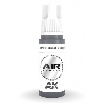 Vernice Acrilica AK Serie Air 3rd Gen Medium Gunship Grey FS 36118