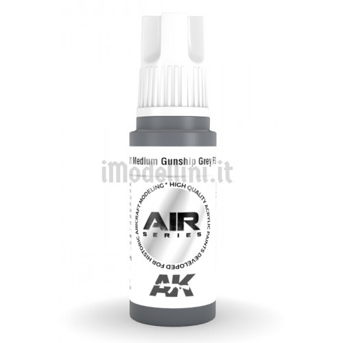 Vernice Acrilica AK Serie Air 3rd Gen Medium Gunship Grey FS 36118