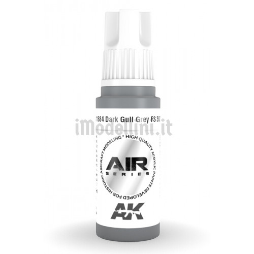 Vernice Acrilica AK Serie Air 3rd Gen Dark Gull Grey FS 36231