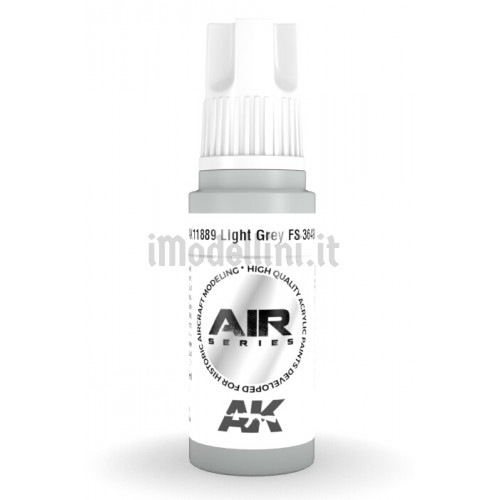 Vernice Acrilica AK Serie Air 3rd Gen Light Grey FS 36495