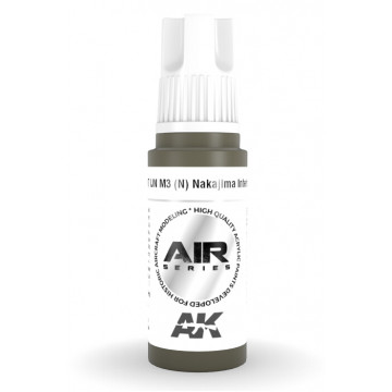 Vernice Acrilica AK Serie Air 3rd Gen IJN M3 (N) Nakajima Interior Green