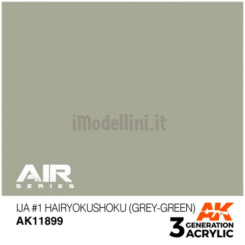 Vernice Acrilica AK Serie Air 3rd Gen IJA #1 Hairyokushoku (Grey-Green)