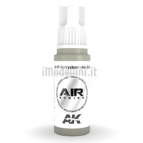 Vernice Acrilica AK Serie Air 3rd Gen IJA #1 Hairyokushoku (Grey-Green)