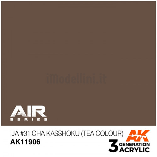 Vernice Acrilica AK Serie Air 3rd Gen IJA #31 Cha Kasshoku (Tea Colour)