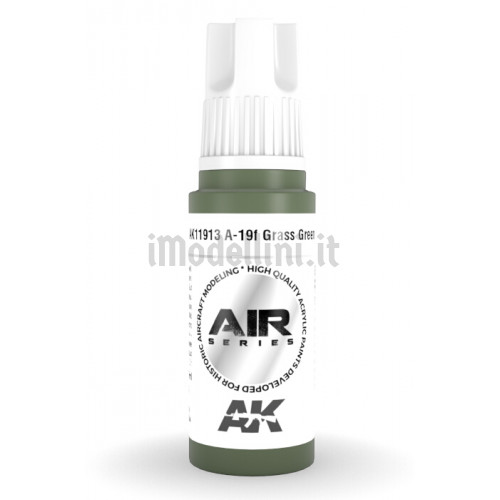 Vernice Acrilica AK Serie Air 3rd Gen A-19f Grass Green