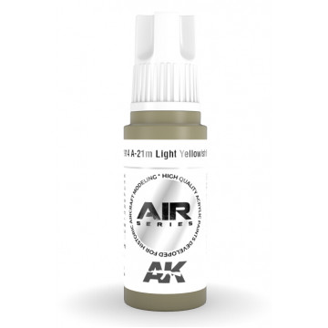 Vernice Acrilica AK Serie Air 3rd Gen A-21m Light Yellowish Brown
