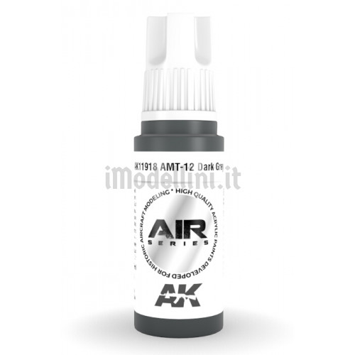 Vernice Acrilica AK Serie Air 3rd Gen AMT-12 Dark Grey