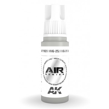 Vernice Acrilica AK Serie Air 3rd Gen MiG-25/MiG-31 Grey