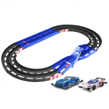 Pista Mini 4WD a 2 Corsie con Ponte  Jr Oval Home Circuit