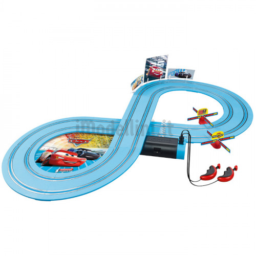 Pista Carrera First : Cars - Power Duel con Spinners 2,4 mt