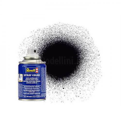 Vernice Spray Revell Black Mat 100ml