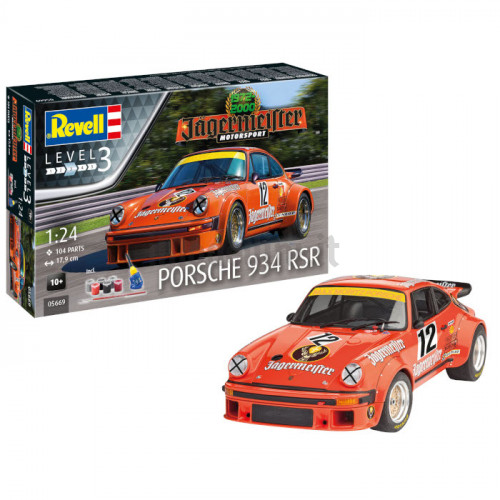 Gift Set Jagermeister Motorsport 50th Anniversary Porsche 934 RSR 1:24