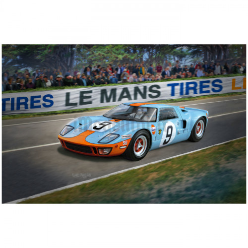 Ford GT40 Le Mans 1968 e 1969 Limited Edition 1:24