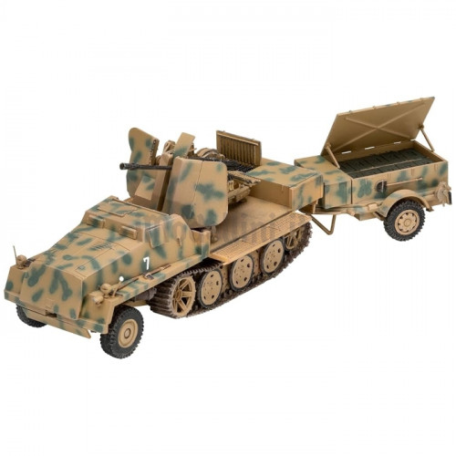 Semicingolato sWS con Flak 43 e Sd.Ah.58 Ammo Trailer 1:72