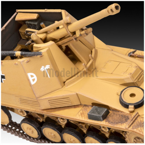 Obice Semovente Sd.Kfz. 124 Wespe 1:76