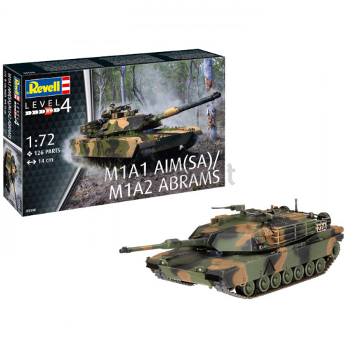 Carro Armato U.S. M1A1 AIM(SA) / M1A2 Abrams 1:72