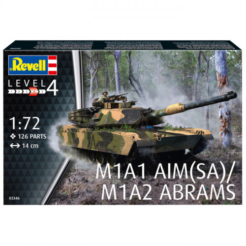 Carro Armato U.S. M1A1 AIM(SA) / M1A2 Abrams 1:72