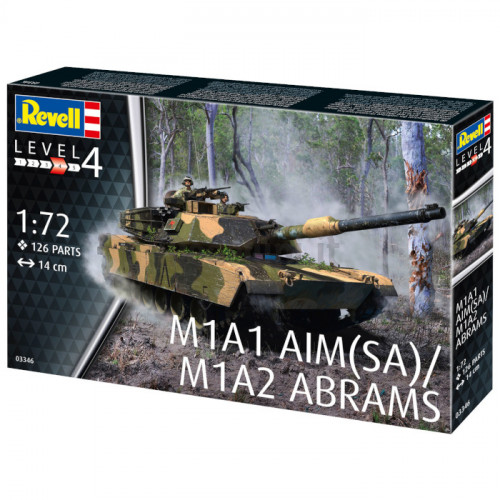 Carro Armato U.S. M1A1 AIM(SA) / M1A2 Abrams 1:72