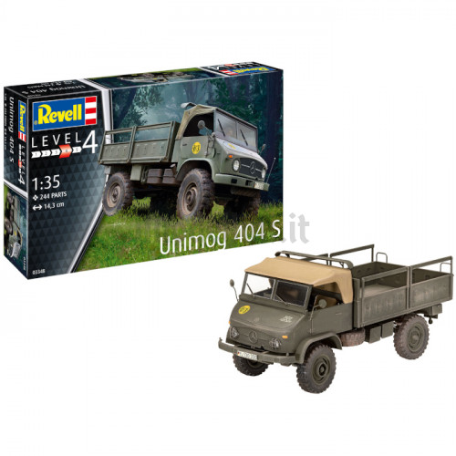 Camion Militare Unimog 404 S 1:35