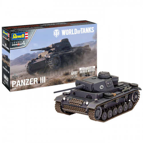 Carro Armato Tedesco Panzer III Ausf.L 1:72 - World of Tanks