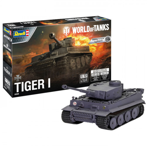 Carro Armato Tiger I Easy-Click 1:72 - World of Tanks