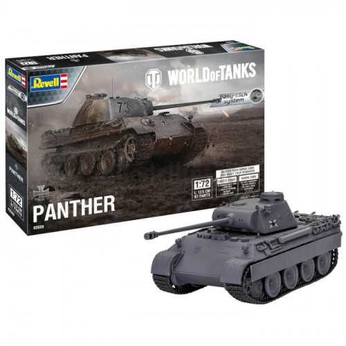 Carro Panther Ausf.D Easy-Click 1:72 - World of Tanks