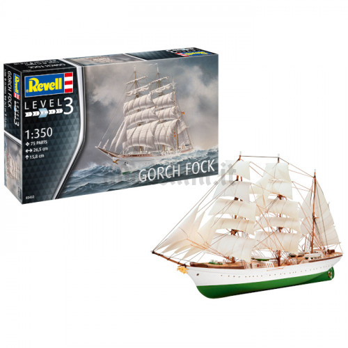 Veliero Nave Scuola Gorch Fock 1:350