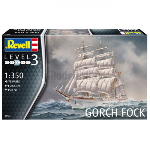 Veliero Nave Scuola Gorch Fock 1:350