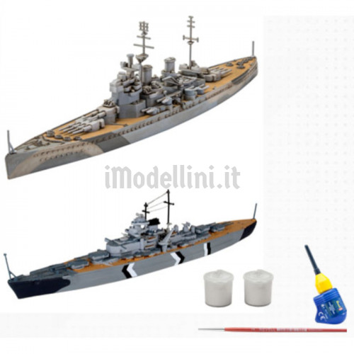 First Diorama Set Bismarck Battle 1:1200