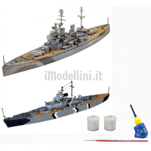 First Diorama Set Bismarck Battle 1:1200