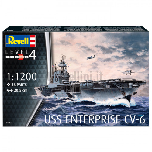 Portaerei USS Enterprise CV-6 1:1200