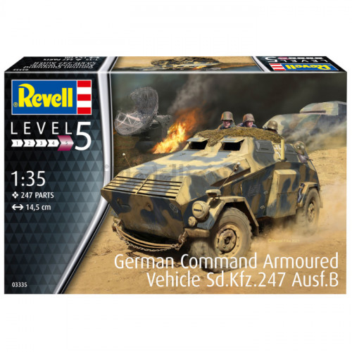 German Armoured Command Car Sd. Kfz. 247 Ausf.B 1:35