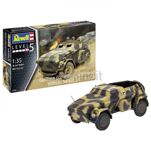 German Armoured Command Car Sd. Kfz. 247 Ausf.B 1:35