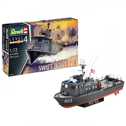 Motoscafo da Pattugliamento US Navy Swift Boat Mk.I 1:72