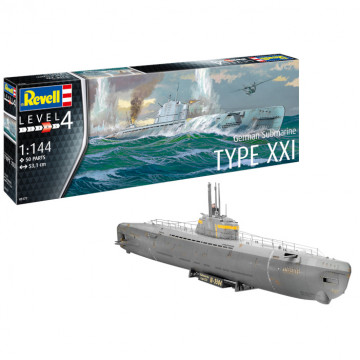 Sottomarino Tedesco Type XXI 1:144