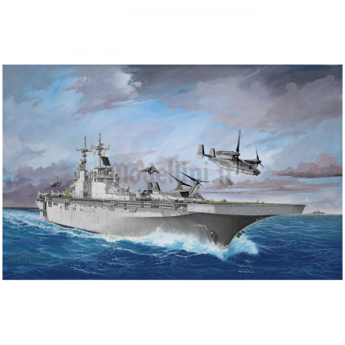 Portaerei d'Assalto US Navy Assault Carrier Wasp Class 1:700