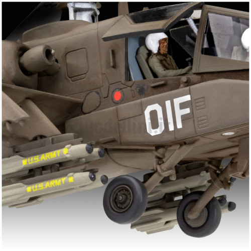 Elicottero da Combattimento AH-64A Apache 1:72