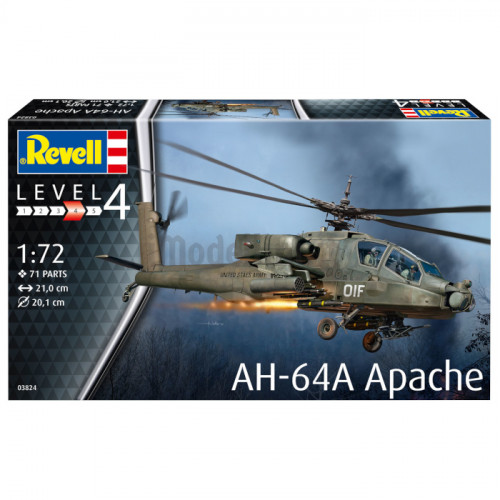 Elicottero da Combattimento AH-64A Apache 1:72