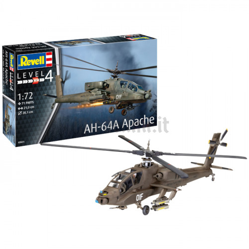 Elicottero da Combattimento AH-64A Apache 1:72