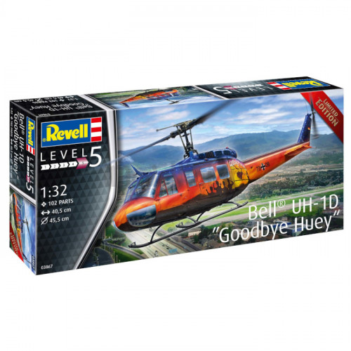 Elicottero Bell UH-1D Goodbye Huey 1:32