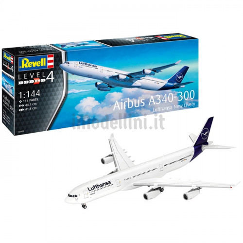 A340-300 Lufthansa New Livery 1:144