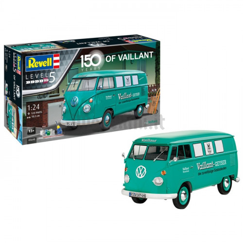 Gift Set Volkswagen T1 Bus 150 Years of Vaillant 1:24
