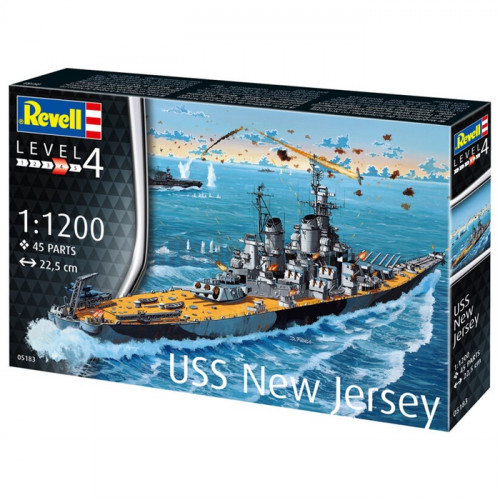 Nave Corazzata USS New Jersey 1:1200
