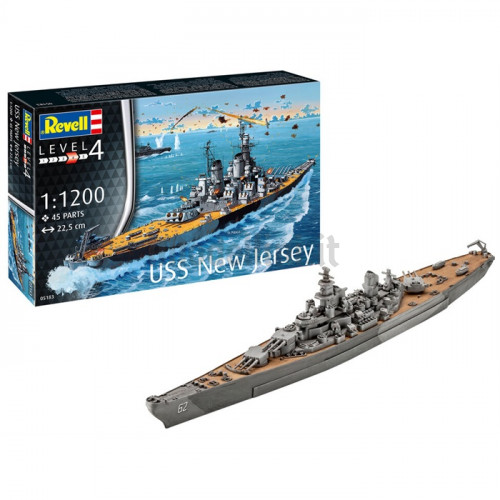 Nave Corazzata USS New Jersey 1:1200