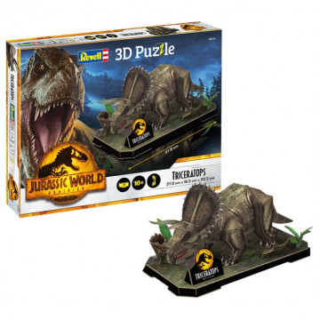 Puzzle 3D Jurassic World Dominion - Triceratops