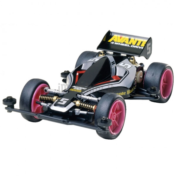 Tamiya 95501 Mini 4WD Avante Jr. Black Special - Kit Montage Voiture De Course 4WD Longueur 130 Mm