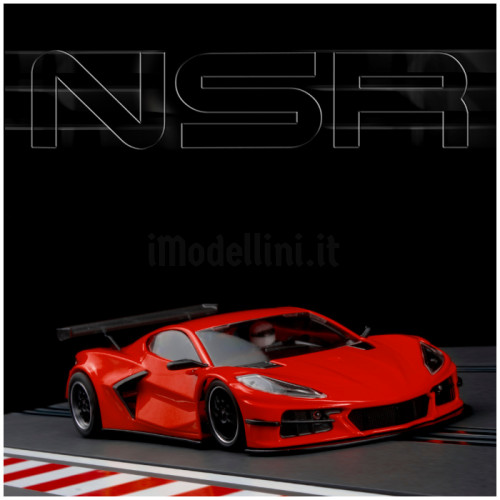 Corvette C8.R Test Car Red