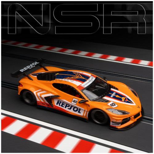 Corvette C8.R n.40 Repsol Livery Orange