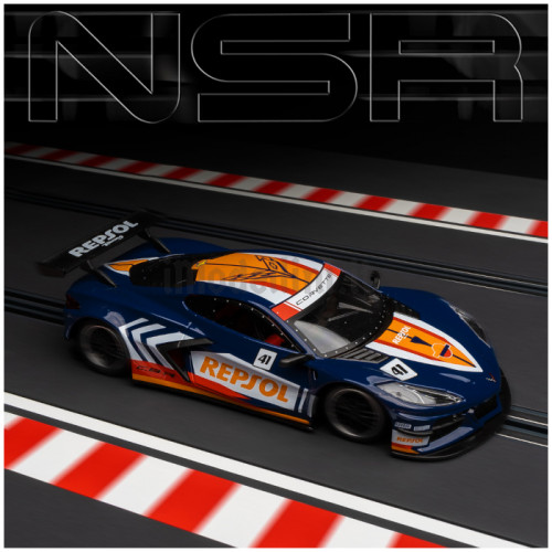 Corvette C8.R n.41 Repsol Livery Blue