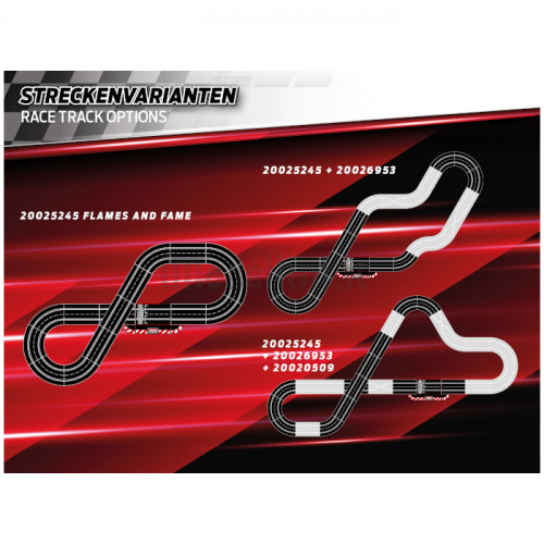 Pista Elettrica Carrera Evolution Flames and Fame